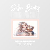 Autocollant Pour Fenêtre Studio de Photographie (Feuille)