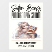 Autocollant Pour Fenêtre Studio de Photographie (Feuille)