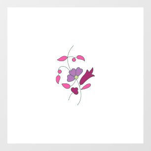 Autocollant Pour Fenêtre Style Ndrrmc, Violet doux, Jazzberry Jam