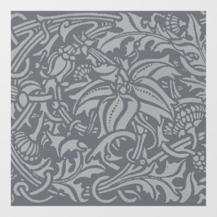 Autocollant Pour Fenêtre Style Scottish Thistle Knot William Morris
