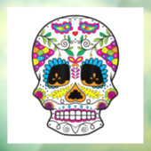 Autocollant Pour Fenêtre Sugar Skull Day Of The Dead Dia De Los Muertos Art (Feuille 3)