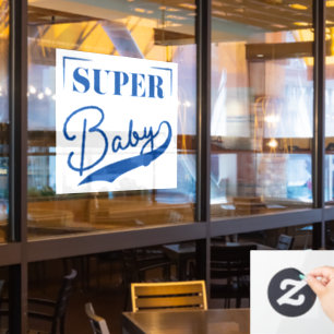 Autocollant Pour Fenêtre Super bébé