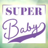 Autocollant Pour Fenêtre Super bébé (Feuille 3)