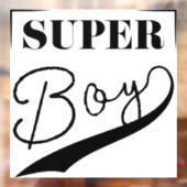 Autocollant Pour Fenêtre Super Boy (Feuille 2)