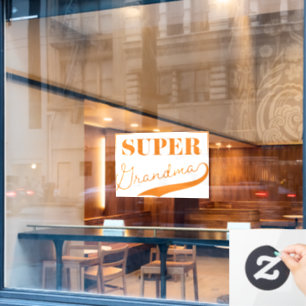 Autocollant Pour Fenêtre Super grand-mère