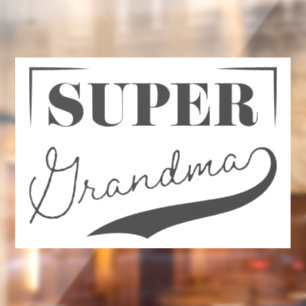 Autocollant Pour Fenêtre Super grand-mère