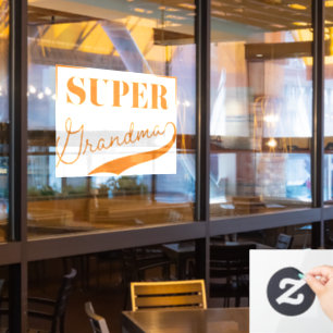 Autocollant Pour Fenêtre Super grand-mère