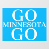Autocollant Pour Fenêtre support Minnesota window cling (Feuille)