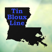 Autocollant Pour Fenêtre Support Police Mince Ligne Bleue Clôture de fenêtr (Feuille 3)