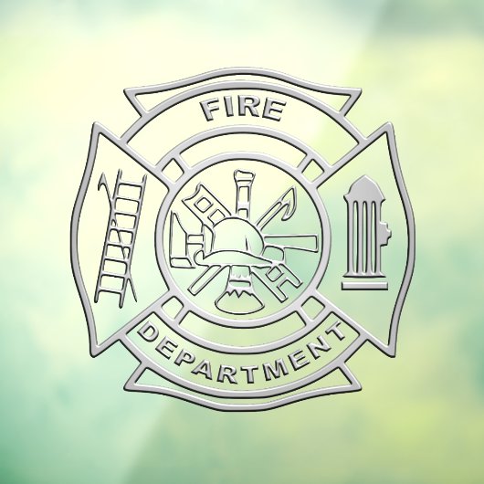 Autocollant Pour Fenêtre Support Pompiers Clouage de fenêtre (Feuille 3)