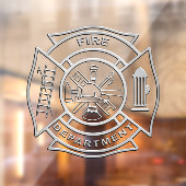 Autocollant Pour Fenêtre Support Pompiers Clouage de fenêtre (Feuille 2)