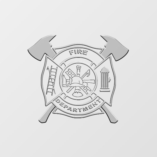 Autocollant Pour Fenêtre Support Pompiers Clouage de fenêtre (Feuille)