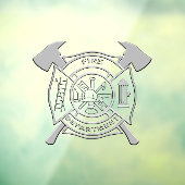 Autocollant Pour Fenêtre Support Pompiers Clouage de fenêtre (Feuille 3)