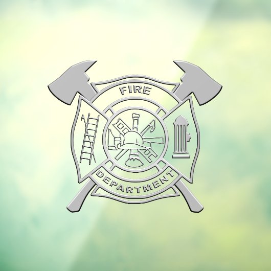 Autocollant Pour Fenêtre Support Pompiers Clouage de fenêtre (Feuille 3)