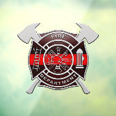 Autocollant Pour Fenêtre Support Pompiers Clouage de fenêtre (Feuille 3)