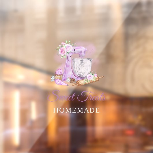 Autocollant Pour Fenêtre Sweet Traits Purple (Feuille 2)