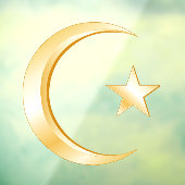 Autocollant Pour Fenêtre Symbole Islam : fenêtre Clôture (Feuille 3)