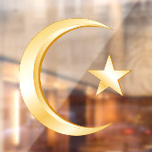 Autocollant Pour Fenêtre Symbole Islam : fenêtre Clôture (Feuille 2)