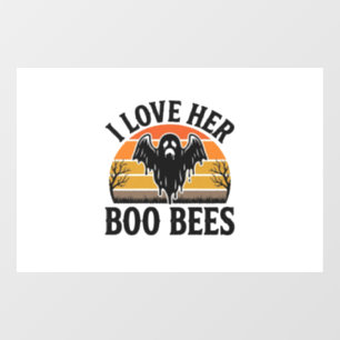 Autocollant Pour Fenêtre T-shirt drôle de Halloween vintage pun abeille fan