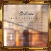 Autocollant Pour Fenêtre Tableau 8 Tableau Transparent Marine Bleu Script S