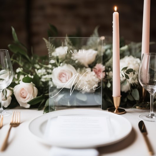 Autocollant Pour Fenêtre Tableau de calligraphie moderne Neuf Numéro de tab