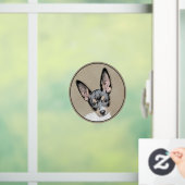 Autocollant Pour Fenêtre Tableau Rat Terrier - Cute Original Chien Art (Maison)