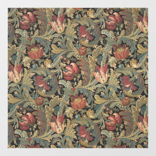 Autocollant Pour Fenêtre Tapisserie florale riche Brocade Antique Classique