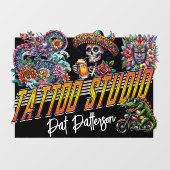 Autocollant Pour Fenêtre Tattoo Parlor - Studio (Feuille)