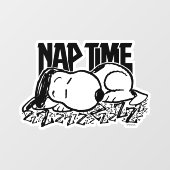 Autocollant Pour Fenêtre Tee - shirt | Snoopy Nap Time (Feuille)
