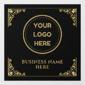 Autocollant Pour Fenêtre Téléchargement du logo commercial d'entreprise per (Feuille)