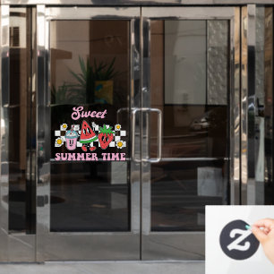 Autocollant Pour Fenêtre Temps d'été doux