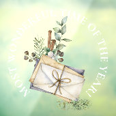 Autocollant Pour Fenêtre Temps le plus merveilleux, Noël Mail (Feuille 3)