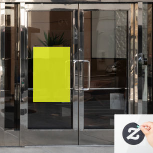 Autocollant Pour Fenêtre Texture Arrière - plan jaune plat