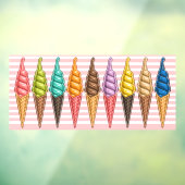 Autocollant Pour Fenêtre Thème de crème glacée - So Yummy! (Feuille 3)