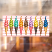 Autocollant Pour Fenêtre Thème de crème glacée - So Yummy! (Feuille 2)