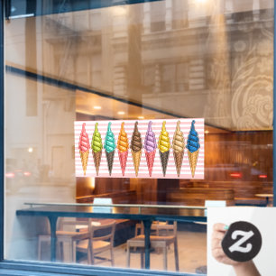 Autocollant Pour Fenêtre Thème de crème glacée - So Yummy!