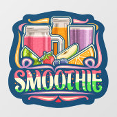 Autocollant Pour Fenêtre Thème de crème glacée - So Yummy! (Feuille)