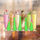 Autocollant Pour Fenêtre Thème de crème glacée - So Yummy! (Feuille 2)