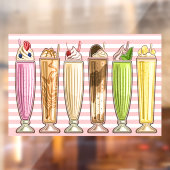 Autocollant Pour Fenêtre Thème de crème glacée - So Yummy! (Feuille 2)