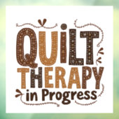 Autocollant Pour Fenêtre Thérapie par courtepointe en cours de fabrication (Feuille 3)