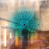 Autocollant Pour Fenêtre Throat Chakra (Feuille 2)