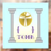 Autocollant Pour Fenêtre Tombeau vide (Feuille 2)