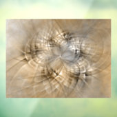 Autocollant Pour Fenêtre Tons Terre Abstrait Art fractal moderne Texture (Feuille 3)