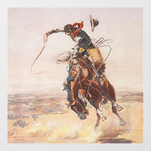 Autocollant Pour Fenêtre TOP Cowboy Vie Clouer la fenêtre