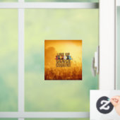 Autocollant Pour Fenêtre Top Line Danse Pays Fenêtre Clôture (Maison)