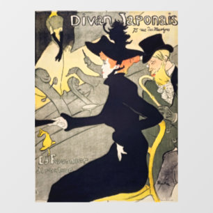 Autocollant Pour Fenêtre Toulouse-Lautrec - Divan Japonais