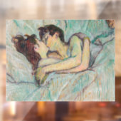 Autocollant Pour Fenêtre Toulouse-Lautrec - En Lit, Baiser (Feuille 2)