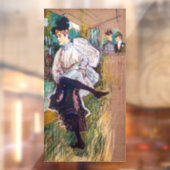 Autocollant Pour Fenêtre Toulouse-Lautrec - Jane Avril Dancing (Feuille 2)