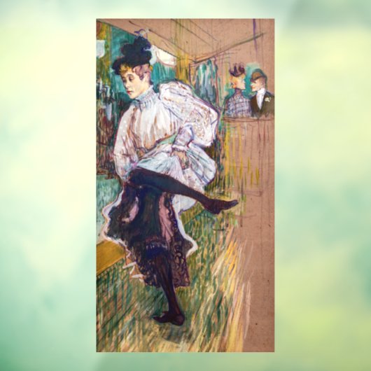 Autocollant Pour Fenêtre Toulouse-Lautrec - Jane Avril Dancing (Feuille 3)