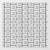 Autocollant Pour Fenêtre Tout motif répétitif de logo ou d'image (Feuille)